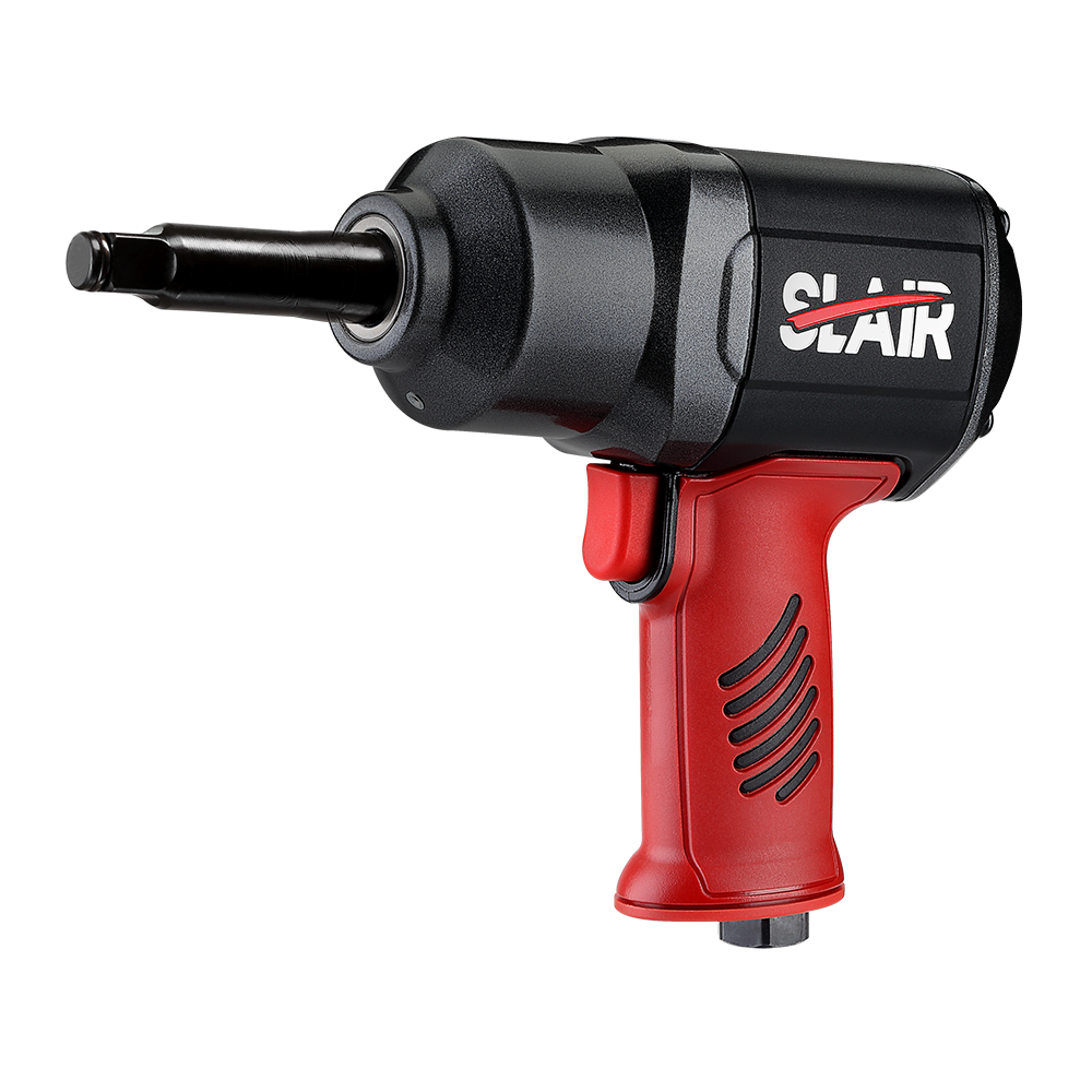 How does the torque output of an air impact wrench affect its performance?